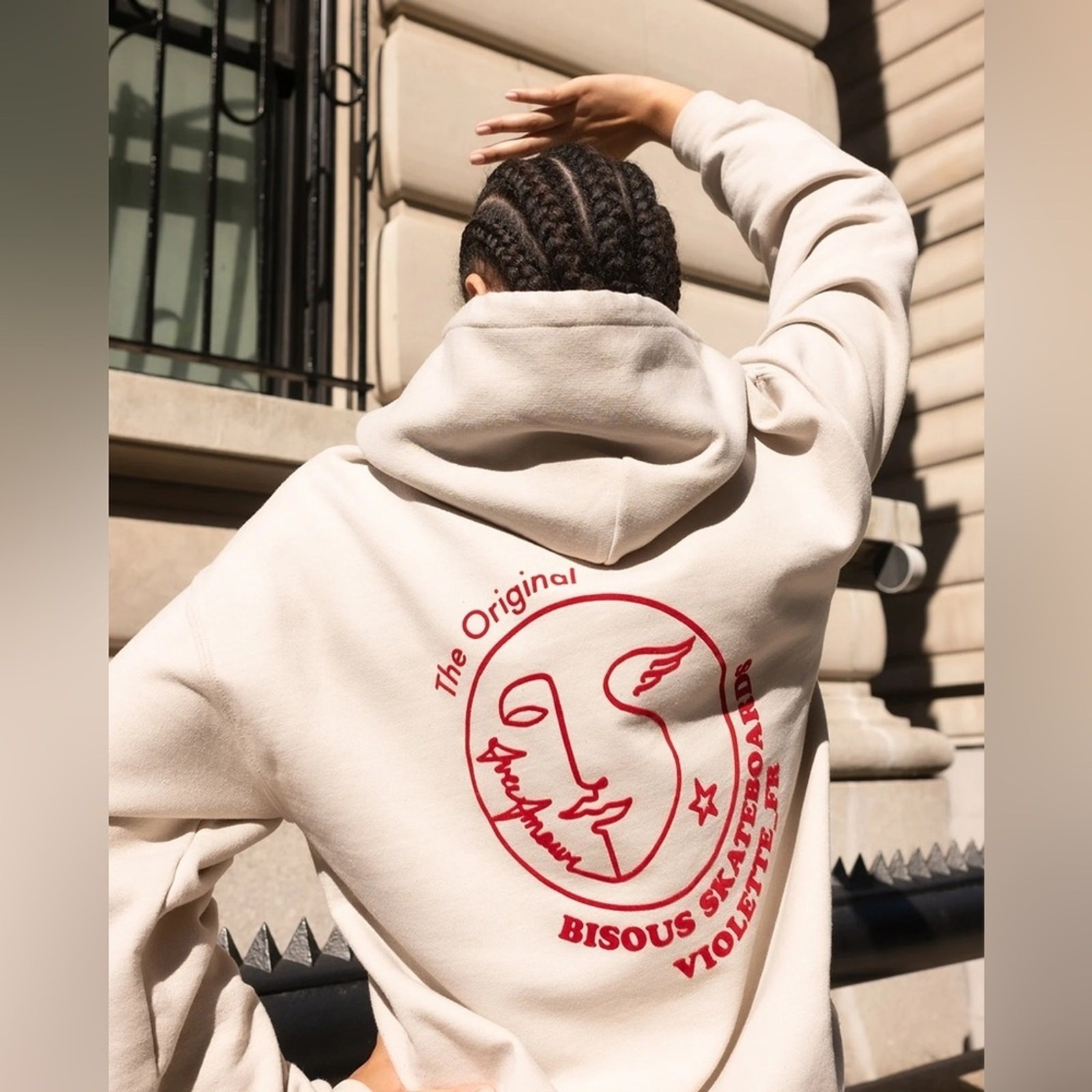 Violette_fr X Bisous Skateboards Avec Amour Hoodie Small — image 6 of 6